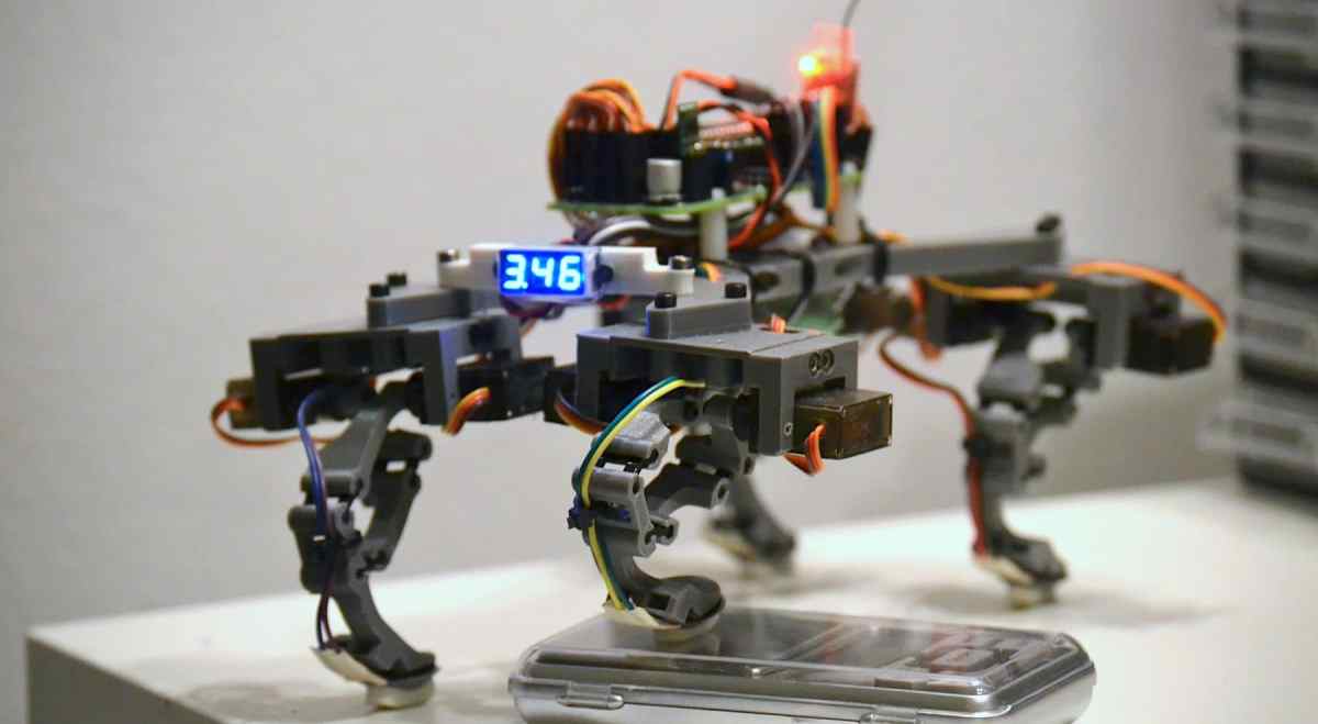 Quadruped Robot Part II: Assembly, Electronics