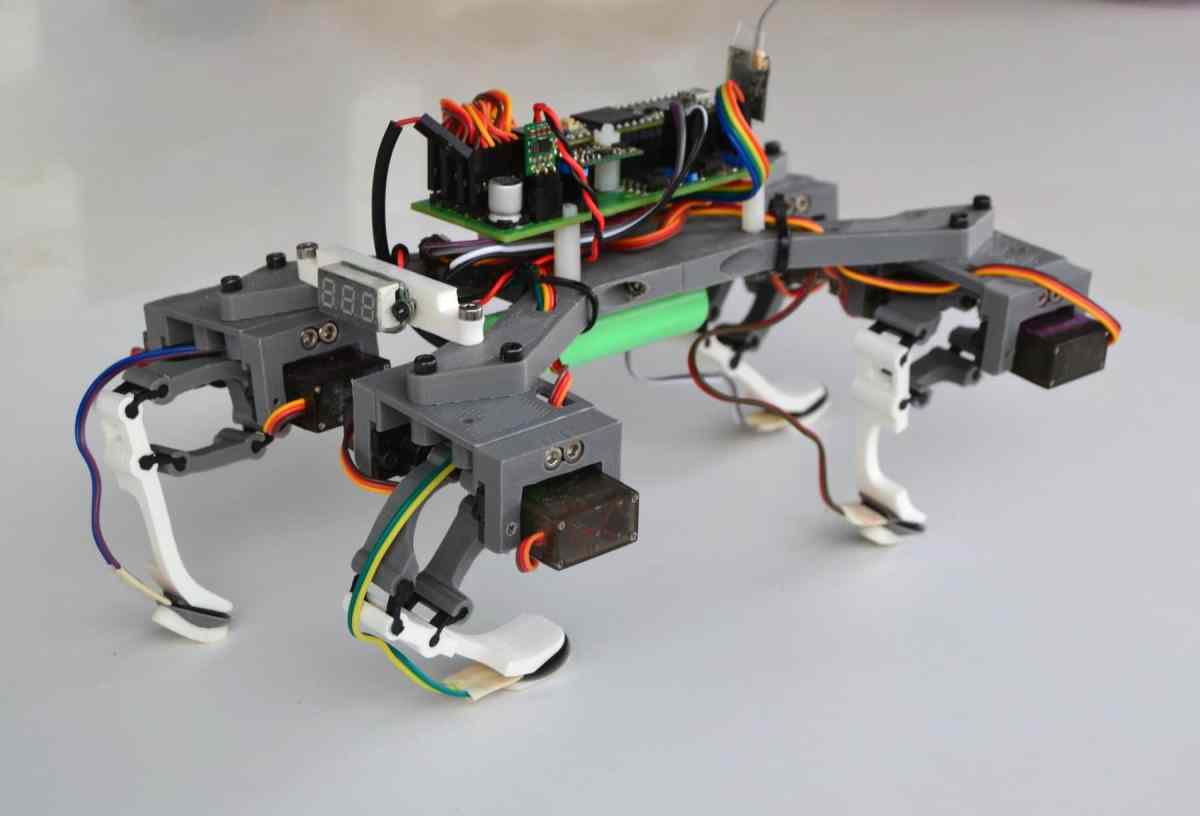 Quadruped Robot Part III: Movement, Balance and Testing